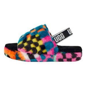 UGG Women's Fluff Yeah Slide Checks Slipper